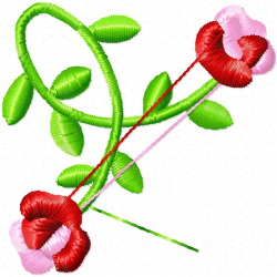 Flowers Embroidery Design 2 Flowers Embroidery Design 2
